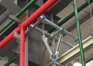 香格里拉该抗震支架的整体式支吊架结构协调性好